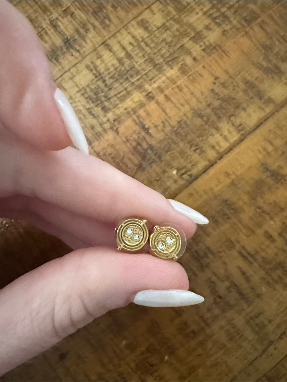 Harry Potter time turner earrings - Picture 2 of 4